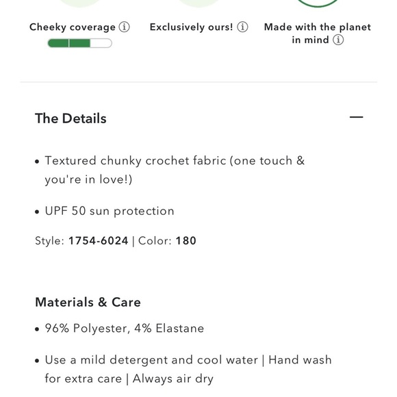 Aerie Crochet Bikini Set - Picture 9 of 9